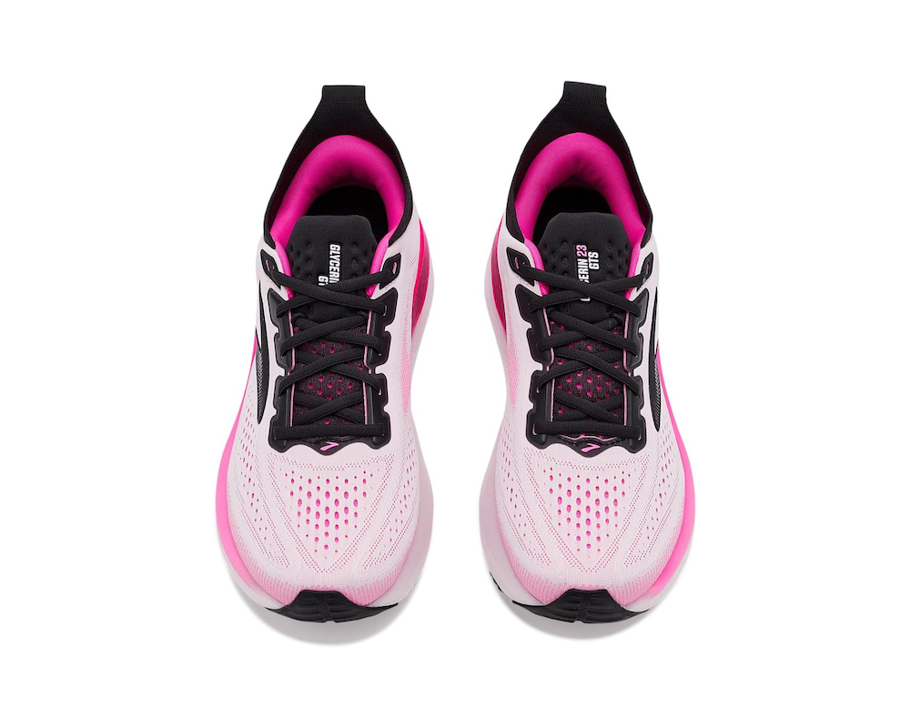브룩스 Glycerin 23 여성 운동화 런닝화 White/Phantom/Cyber Pink - 상세 이미지 3