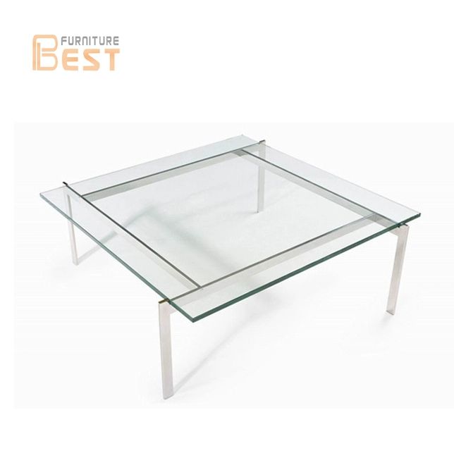 천연 대리석 마블 80x80x35cm 화이트 사각 낮은 커피테이블 거실 소파테이블 고급 프레임 80x80 나사 없는 버전 - 상품 이미지