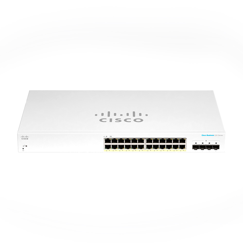 시스코 CBS220-24FP-4G EU 24포트 Full PoE 기가비트 스위치 4SFP - 상세 이미지 2