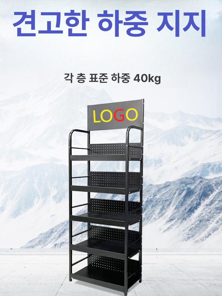 공업용 스탠드 진열대 앵글선반 조립 깊이 전시대 적재 물류창고 높이 기둥 수납 정리 - 상세 이미지 3