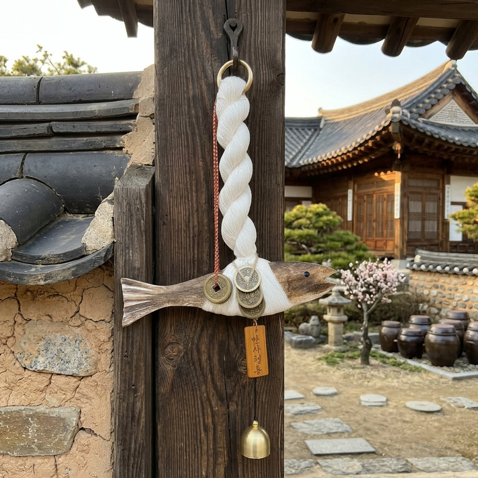 김씨상방 액막이명태 빈티지 개업 이사 집들이 선물행운 인테리어소품 북어 새차 고사 차량용 - 상세 이미지 2
