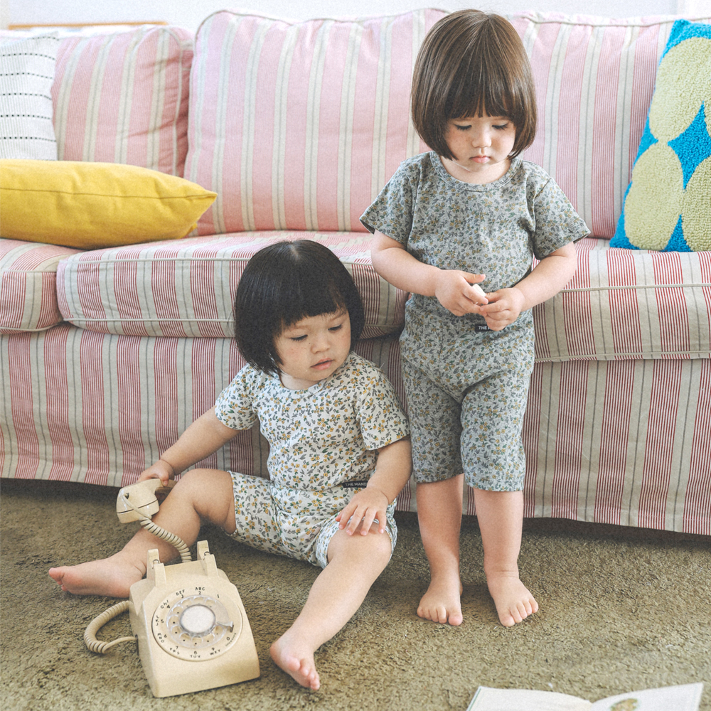 5+1 봄 여름 아기내복 아기실내복 5부 7부 9부 신생아 유아내복 배앓이방지 실내복