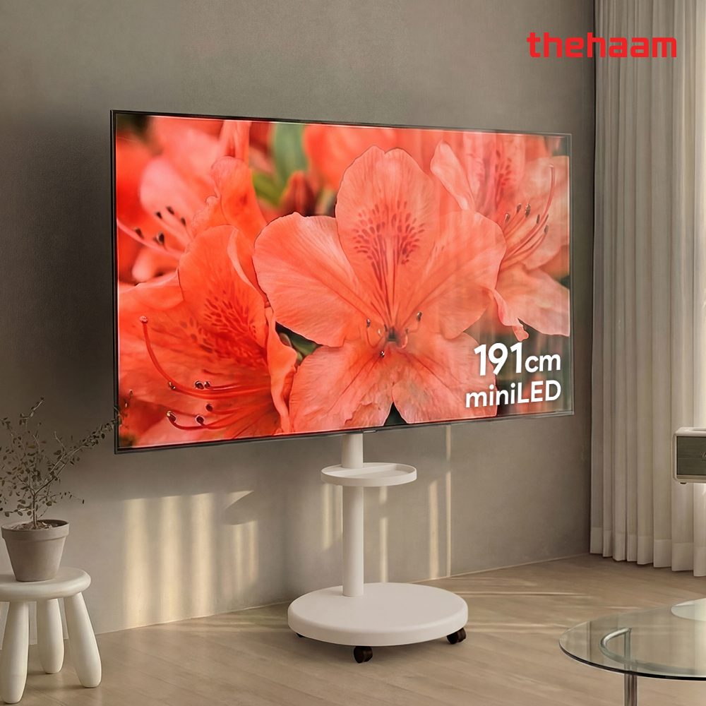 스마트 구글 191cm(75인치TV), 미니LED 120Hz 울트라, 이동식 스탠드