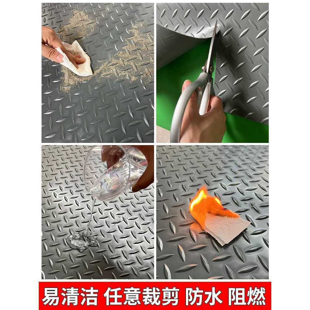 병원 고무매트 PVC 학교 헤링본 용 방수 현관 15미터 - 상세 이미지 4