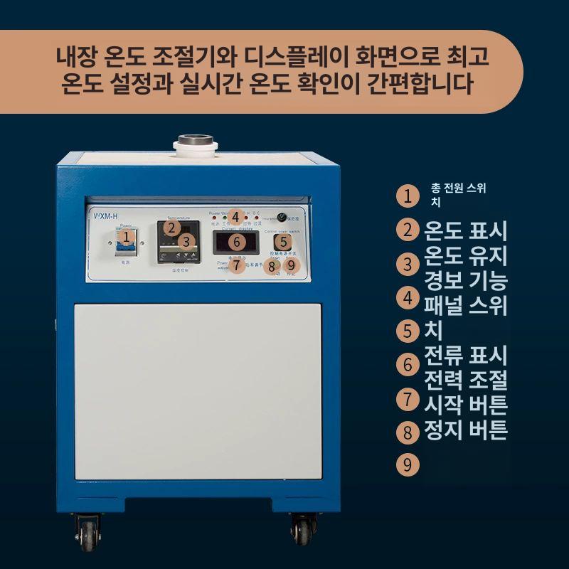 실험실 소형 용해로 산업용 금속 제련 주조 귀금속 가공 고온 전기로 디지털 자동 온도 액세서리 패키지 - 상세 이미지 3