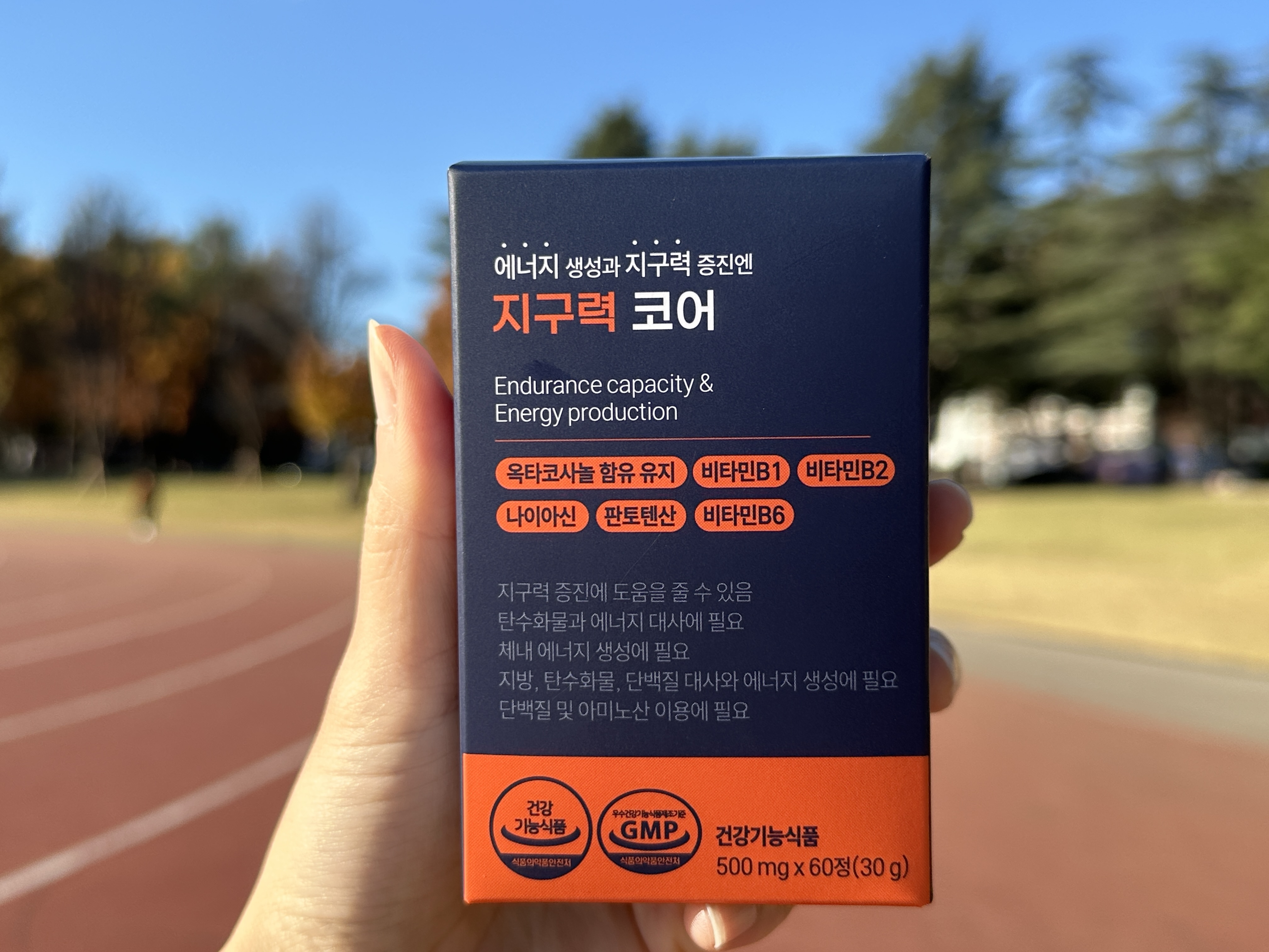 지구력코어 러닝 영양제 마라톤 에너지생성 지구력 옥타코사놀40mg건강기능식품 1박스2개월분 이미지 7