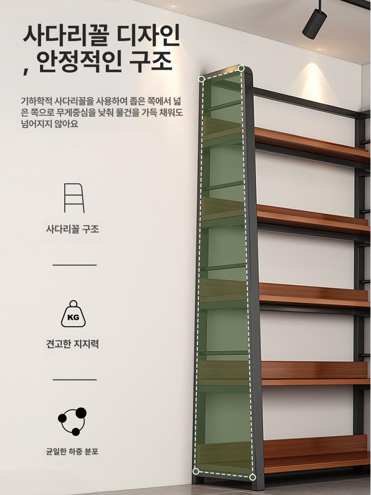 트로피 진열장 상패 장식장 거실 쇼케이스 전시 선반 - 상세 이미지 2