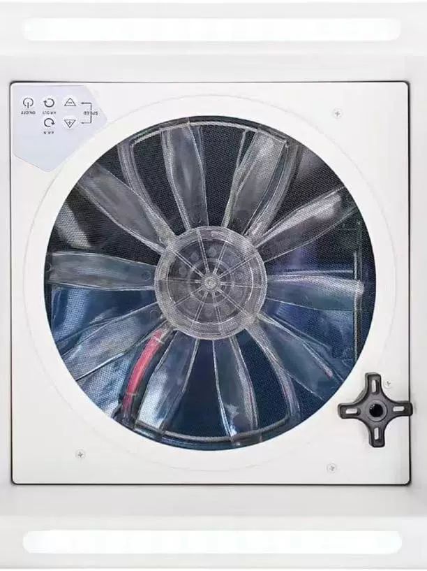 카라반 양방향 환기팬 맥스팬 환풍기 캠핑카 공기순환 스모크그레이 LCD 리모컨 LED 포함 - 상세 이미지 2