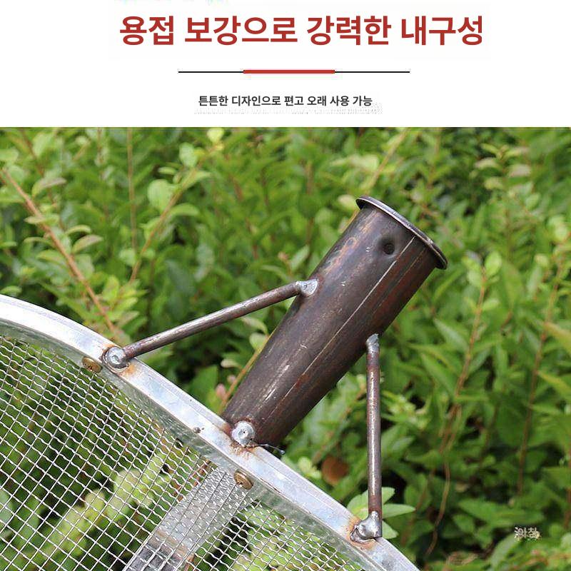 자갈채 선별기 돌고르는삽 농업용 분리기 거름망 머리 어랭이 텃밭 삽 뜰채 농기구 - 상세 이미지 3