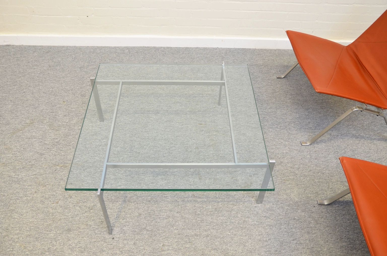 천연 대리석 마블 80x80x35cm 화이트 사각 낮은 커피테이블 거실 소파테이블 고급 프레임 80x80 나사 없는 버전 - 상세 이미지 5