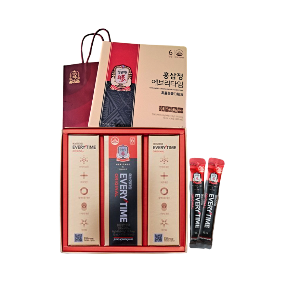정관장 홍삼정 에브리타임 10ml x30포 1개 + 쇼핑백 - 상품 이미지