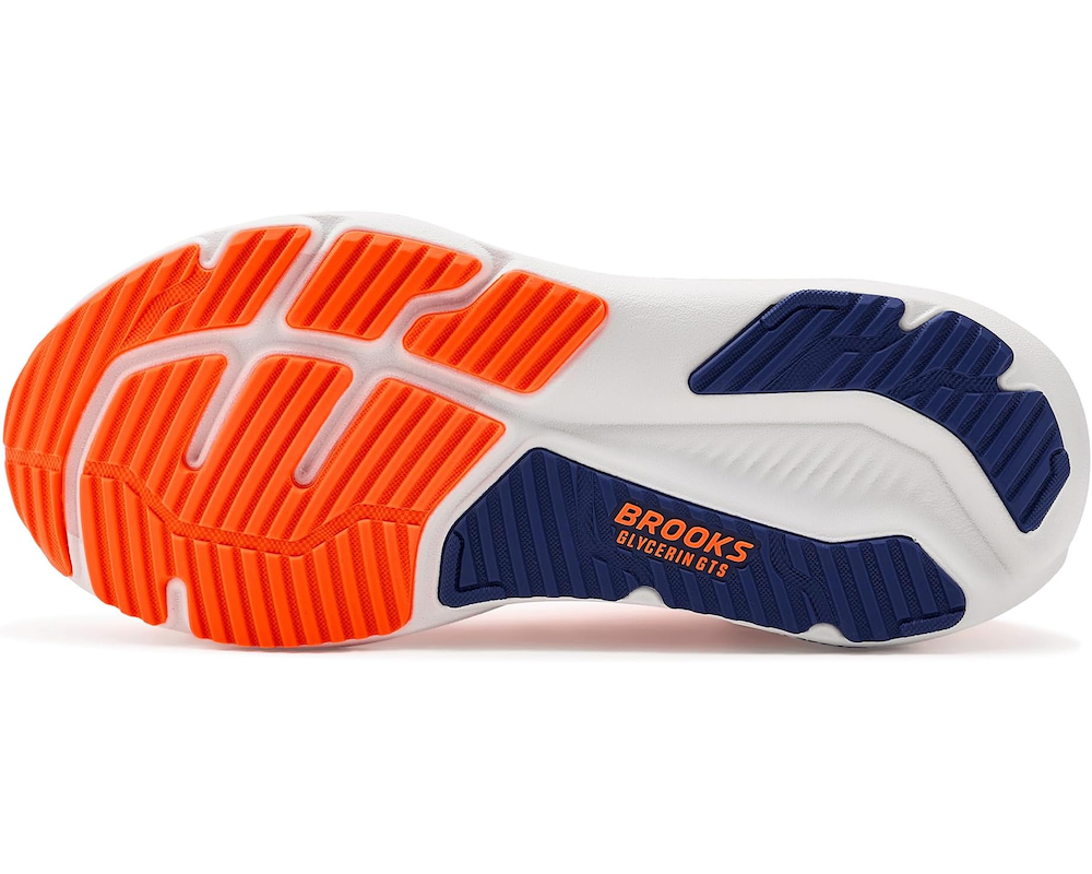 브룩스 Glycerin 23 남성 운동화 런닝화 Shocking Orange/Blue/White - 상세 이미지 4