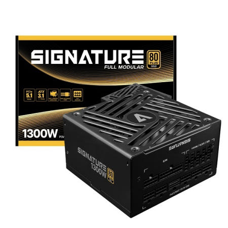 AONE AONE 시그니처 1300W 80PLUS골드 풀모듈러 ATX3.1 블랙 파워서플라이