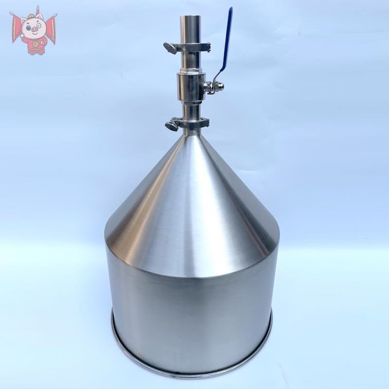 대형 호퍼 초대형 40l 분배기 스텐 업소용 깔때기 30l 소분용 산업용 자바라 대구경 - 상세 이미지 2