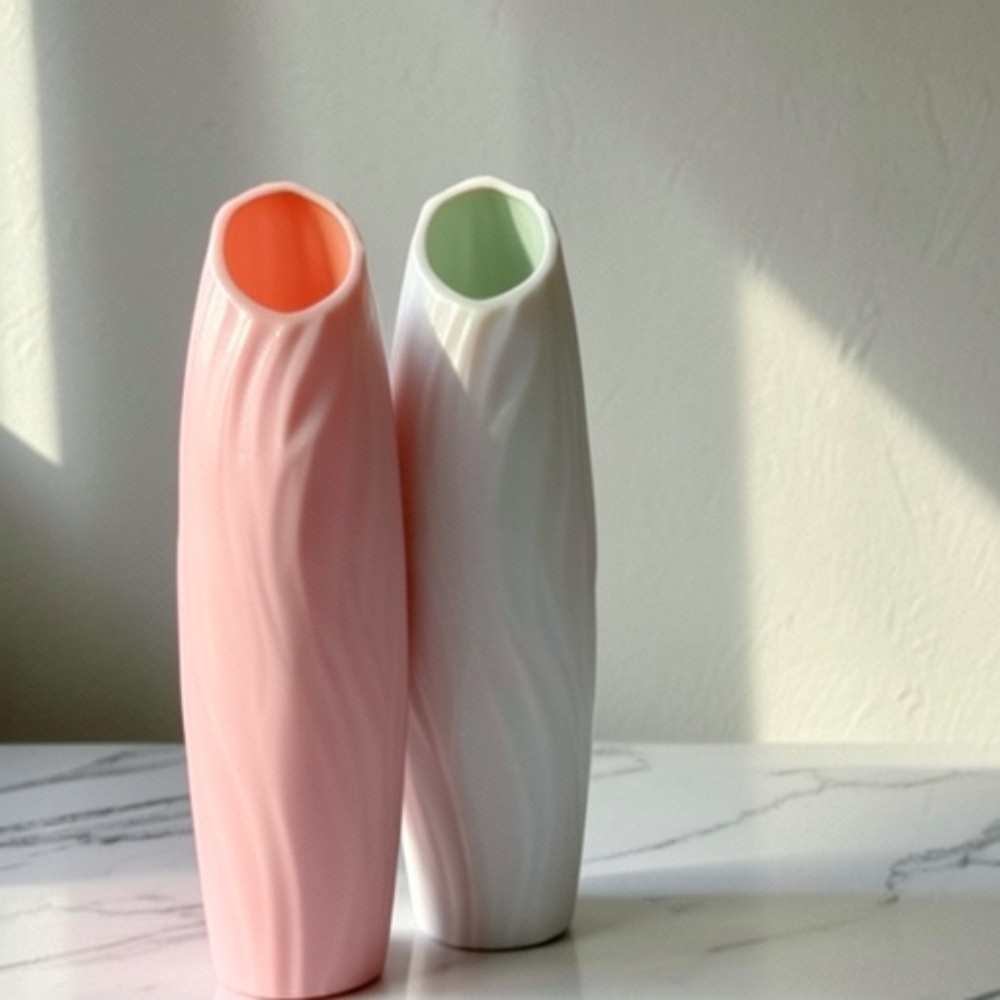 인기픽 꽃병 타원형 화병도매 꽃병도매 - 상품 이미지