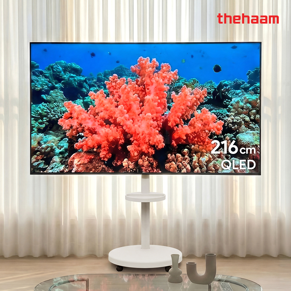 스마트 구글 216cm(85인치TV), QLED 울트라, 이동식 스탠드