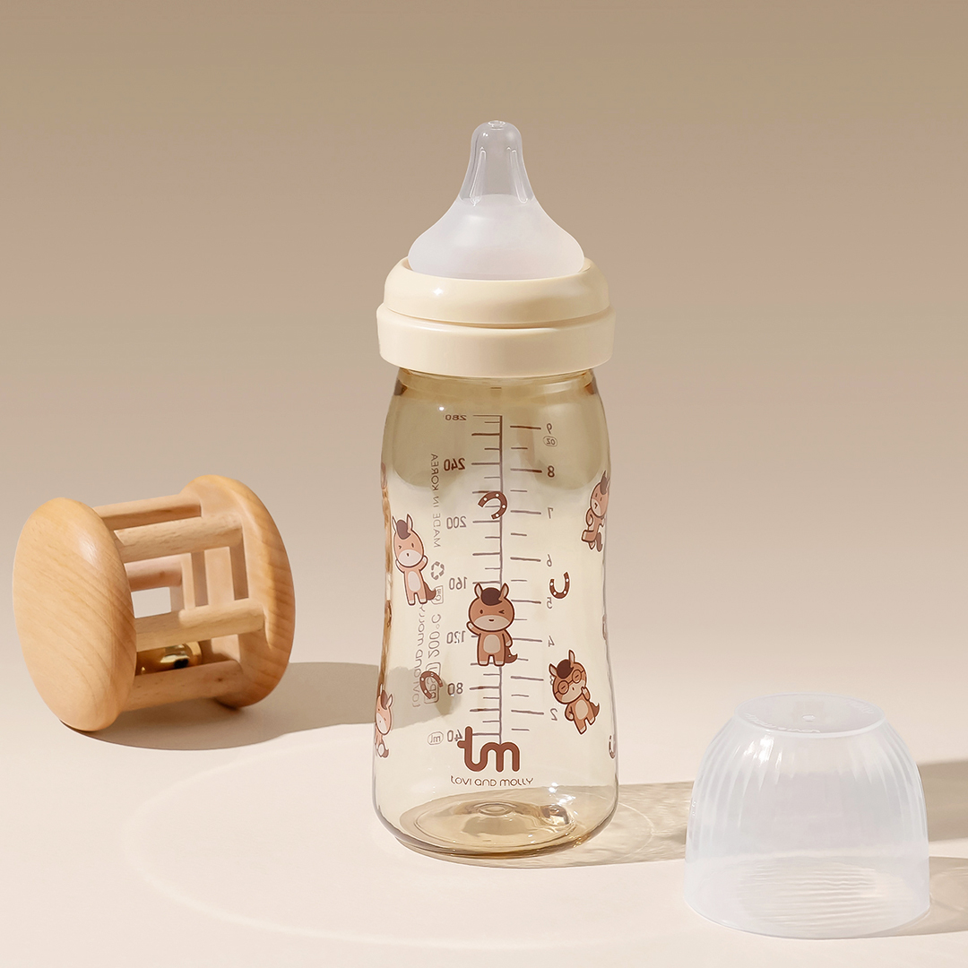 토비앤몰리 신생아 PPSU 아기 배앓이 방지 젖병 (젖꼭지 포함) 마리 280ml, 2개 - 상세 이미지 2