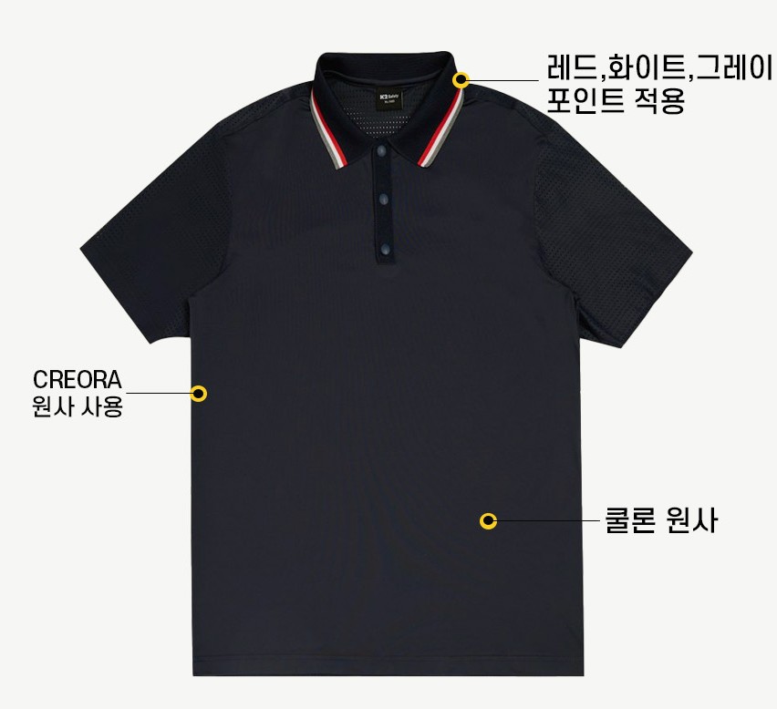 K2 세이프티 회사반팔근무복 반팔카라티작업복 사무실 공장 여름단체유니폼상의 - 상세 이미지 3
