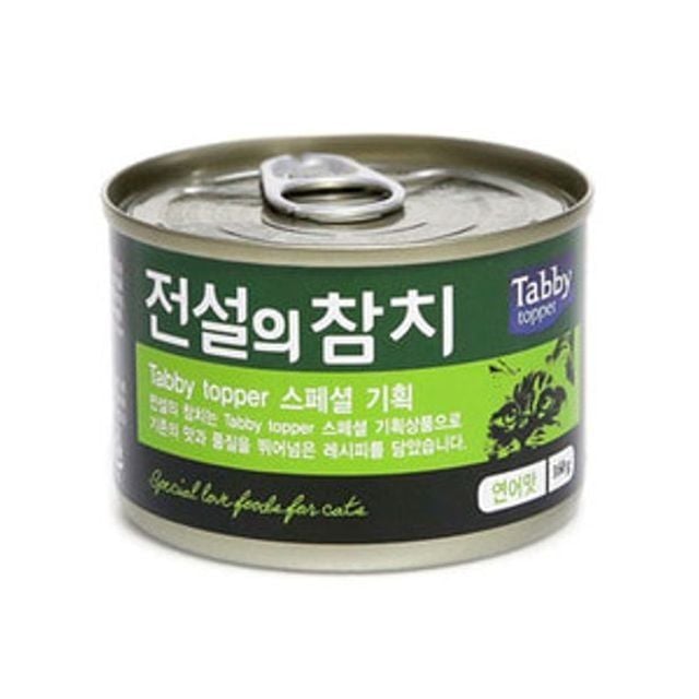 테비 전설의 참치 연어맛 고양이 참치캔 160g 24개 - 상품 이미지