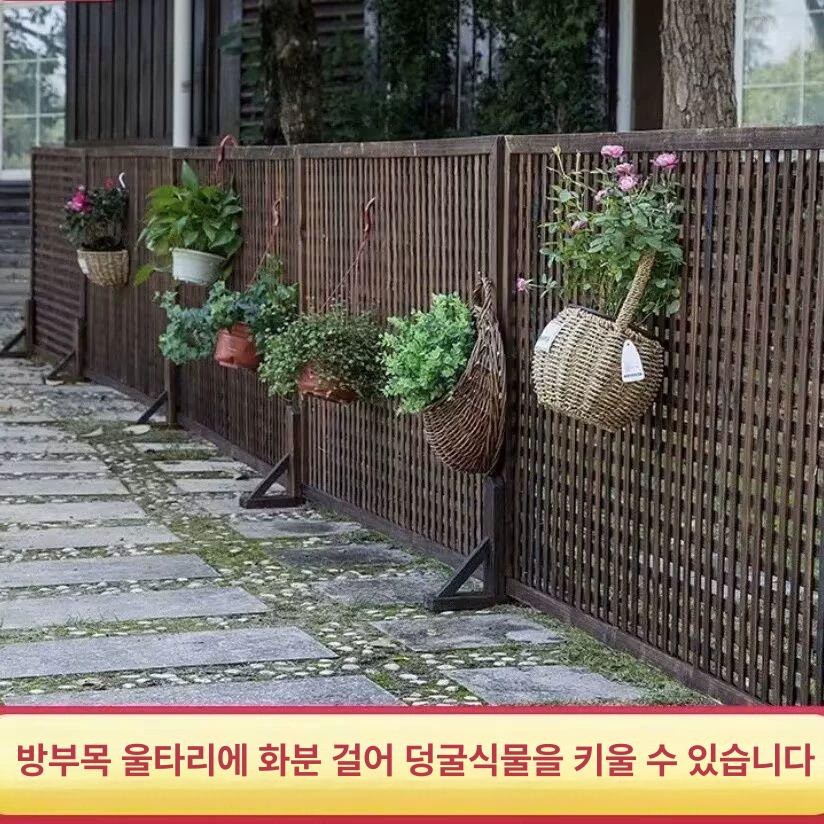 테라스 가림막 베란다 마당 파티션 사생활보호 펜스 야외 [그리드] 30x90 - 상세 이미지 2