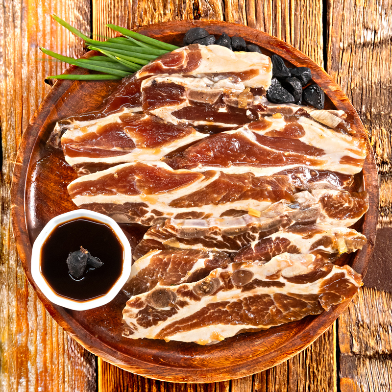 [고기함량 95%] 성화푸드 달수 포천식 흑마늘 수제 간장 LA돼지갈비 600g, 2개 - 상세 이미지 5