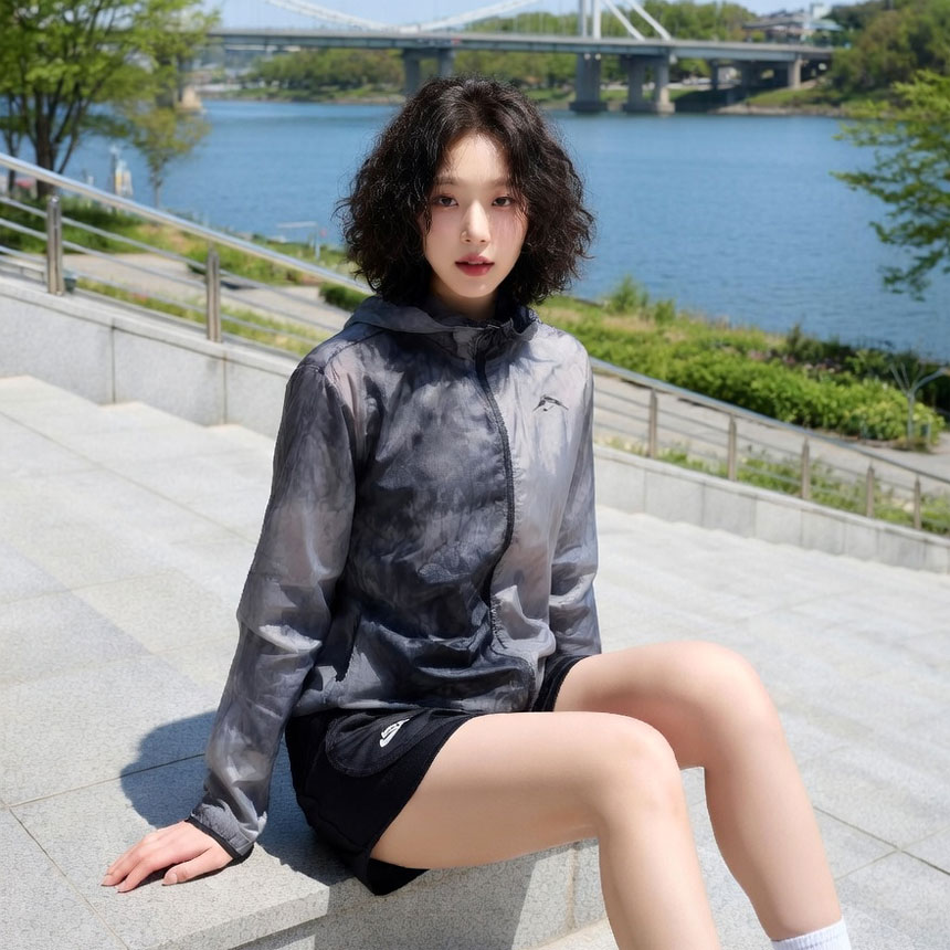 나이키 여자 여름 바람막이 패커블 트레일 러닝 등산 후드 집업 자켓 FN6854-010 - 상세 이미지 4