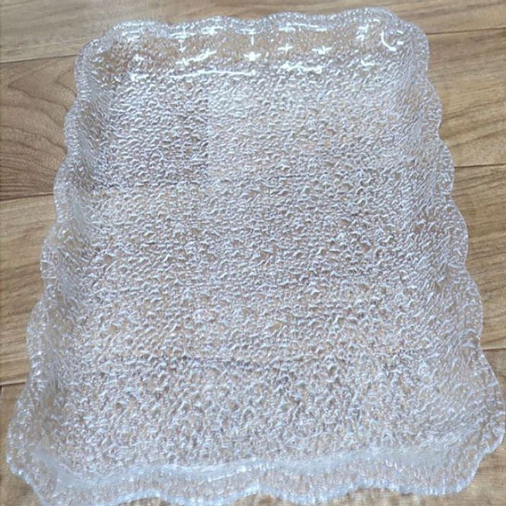 카페 홈카페 다용도 아크릴 과일 서빙 쟁반 트레이 42cm 1P - 상품 이미지