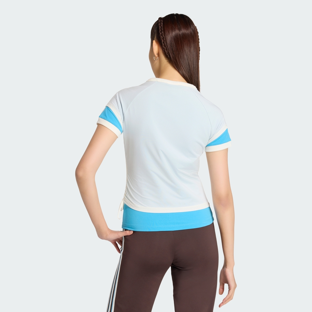[아디다스 공식] DOUBLE LAYERED CALI 티 KW4527 이미지 6