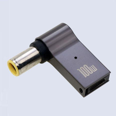 C타입 to 100W DC 노트북 변환 젠더 충전 컨버터 외경 내경 7.9/5.5mm - 상품 이미지