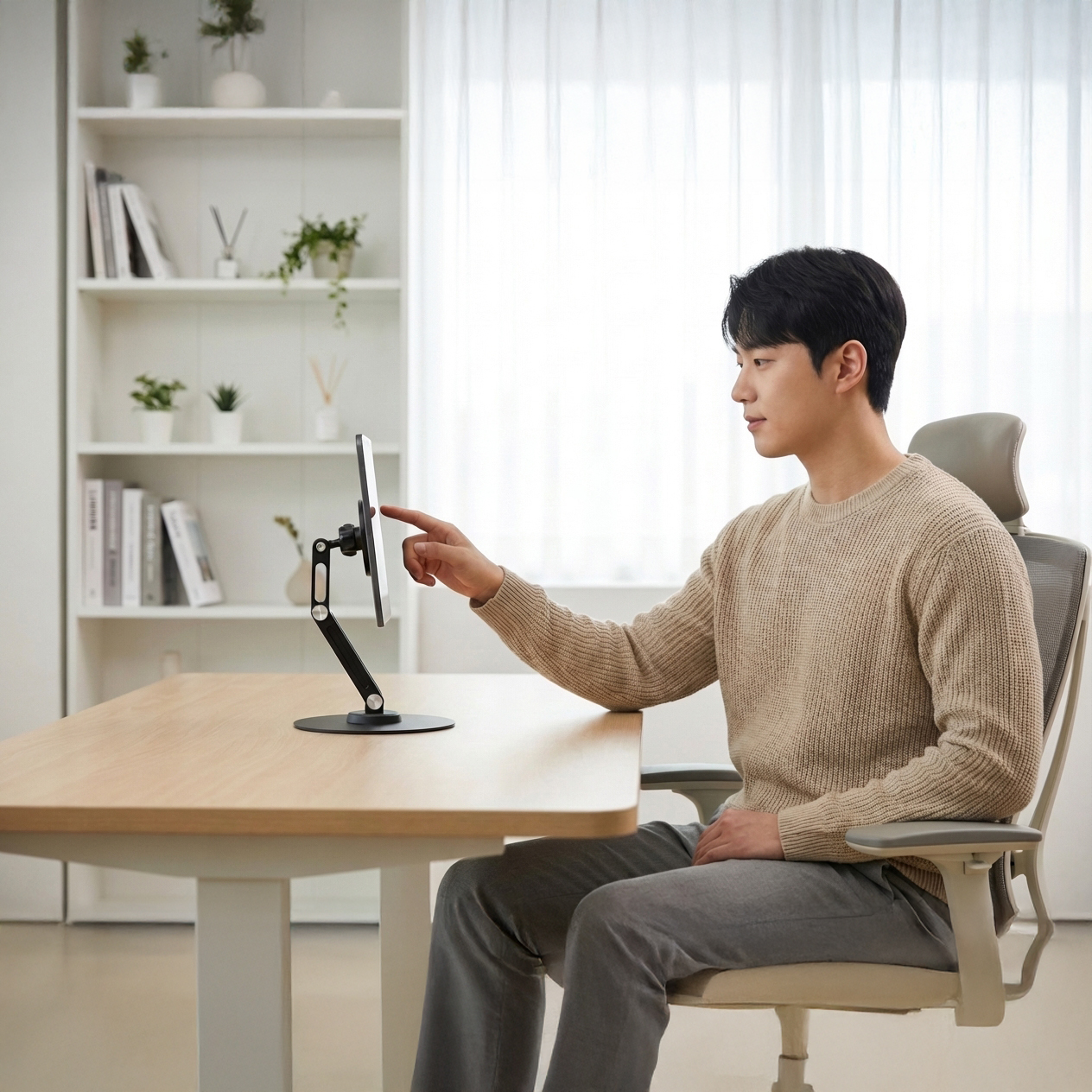 오베가트 마그네틱 회전 태블릿 아이패드 거치대 - 상세 이미지 3