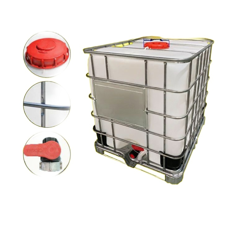 1톤 물탱크 대형 빗물 물저장 수조 저수통 사각 물통 화이트 1000L (225mm) - 상품 이미지