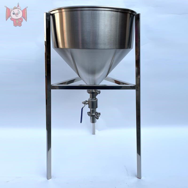 대형 호퍼 초대형 40l 분배기 스텐 업소용 깔때기 30l 소분용 산업용 자바라 대구경 - 상세 이미지 4