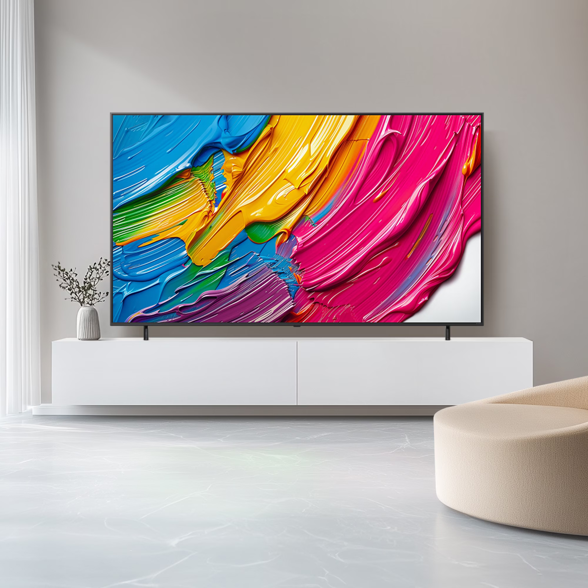 LG 트롬 오브제컬렉션 워시콤보 + LG QNED AI TV 세트 (FH25WA + 75QNED75AEA) 이미지 7
