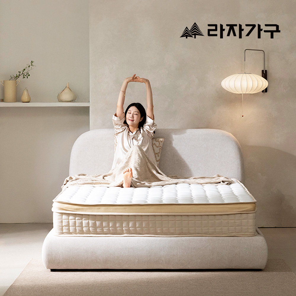 라자가구 멜로 타이트탑 포켓 롤팩 슈퍼싱글 원룸 매트리스 미디엄소프트 23cm SS - 상세 이미지 2