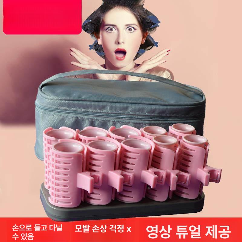 손상 없는 전자 컬링 세트 10개 전기헤어롤 아이언 레벨 L 버전 6 대형 4 소형 튜브 - 상세 이미지 3