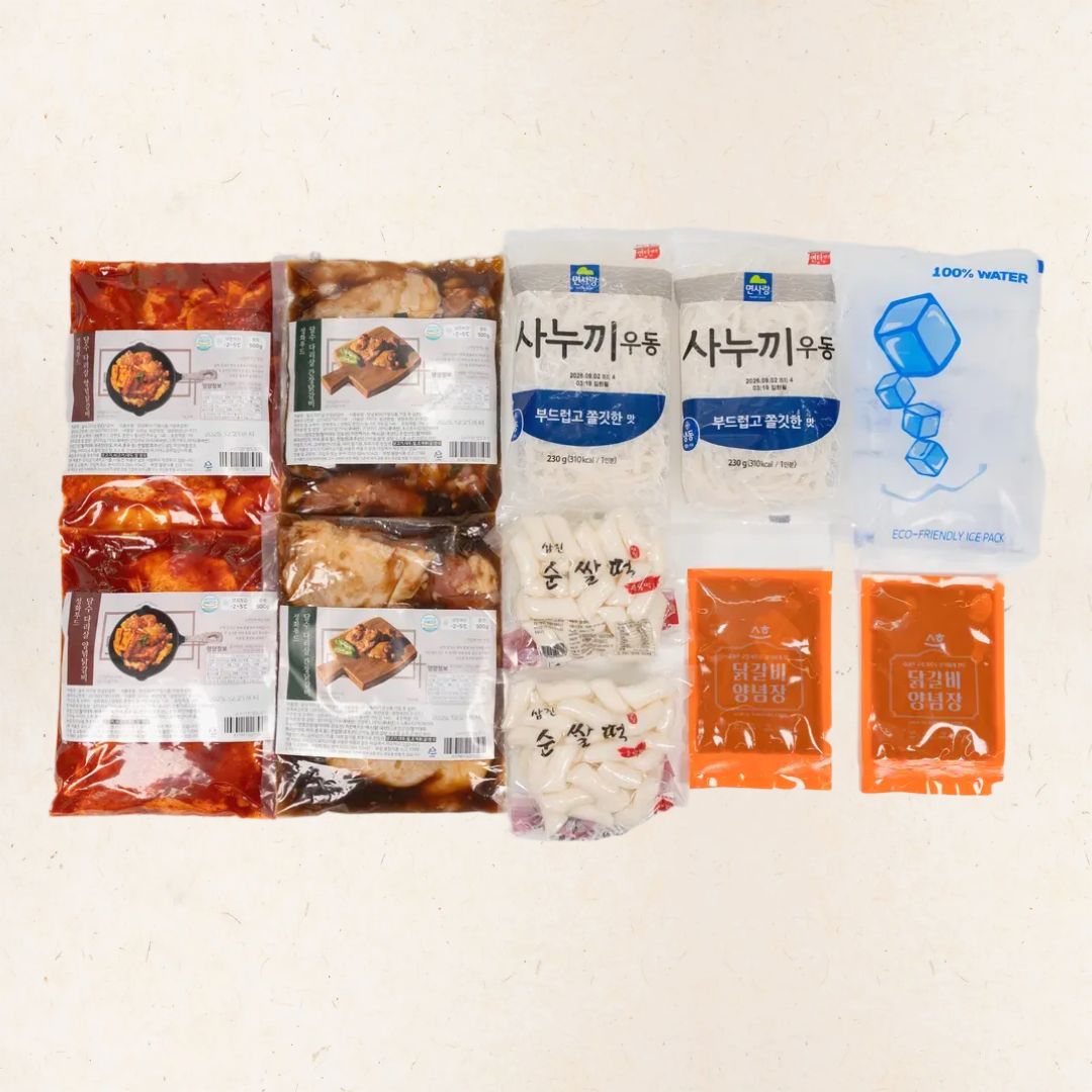성화푸드 달수 닭다리살닭갈비 선물세트 양념 간장 500g 2개 떡 우동 소스 - 상세 이미지 2