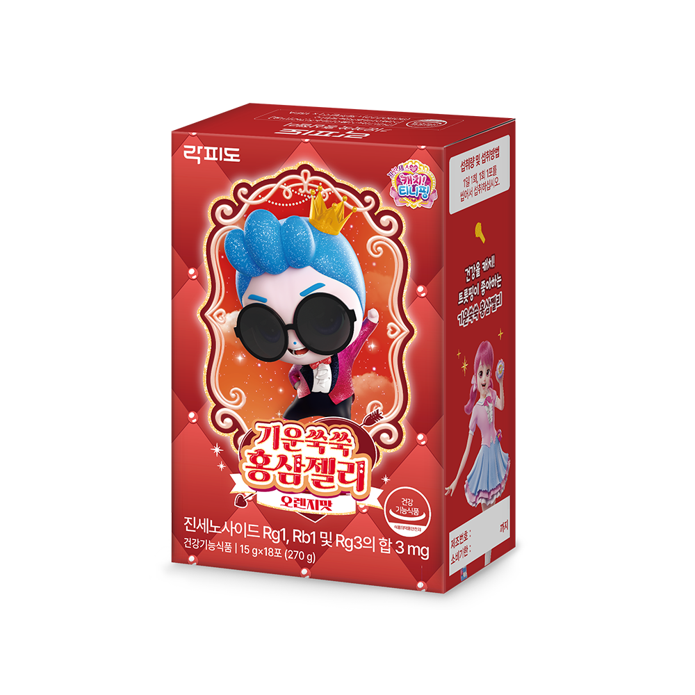 [혼합구성] 락피도 캐치티니핑 영양젤리 알로에/홍삼 SET 이미지 7