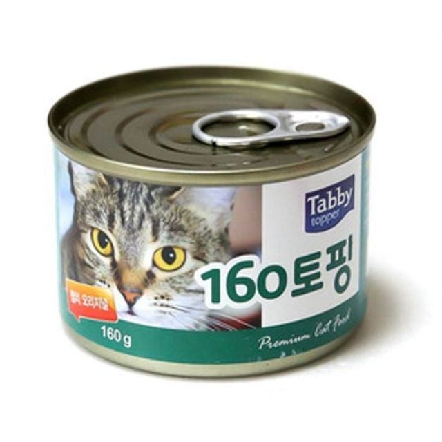 24개1박스 테비 160토핑 160g 고양이간식 참치 - 상품 이미지