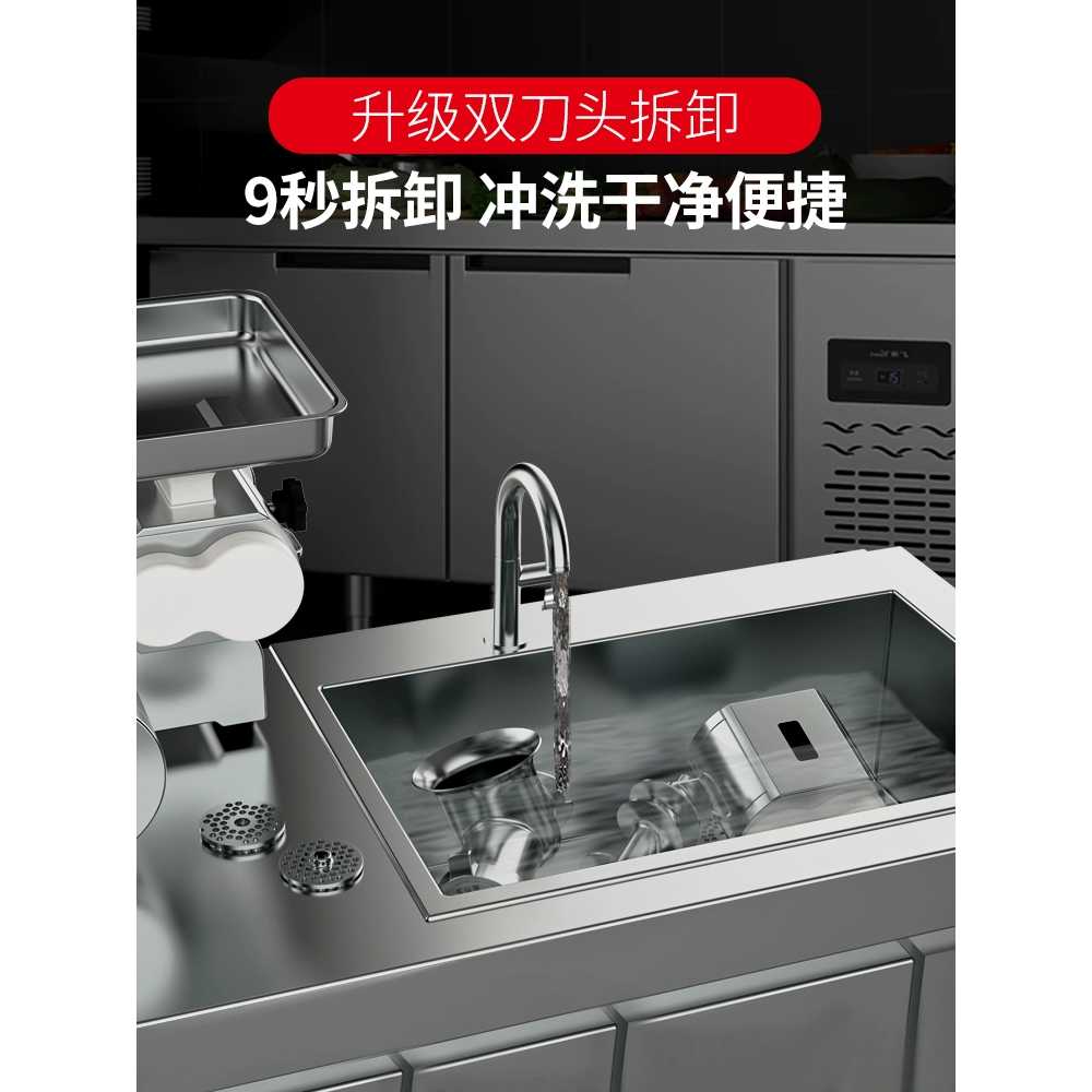 상업용 고기 분쇄기 민찌기 고기다지기 용 소시지 마늘 - 상세 이미지 4