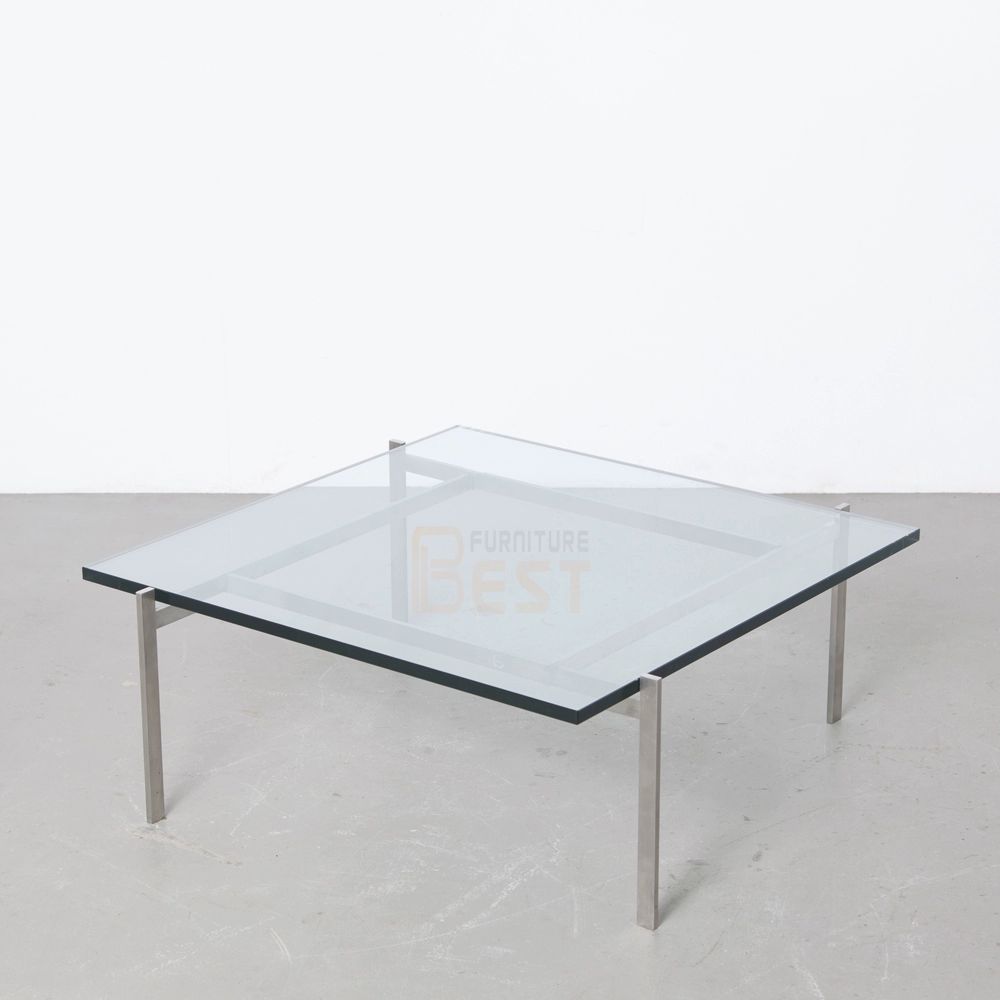 천연 대리석 마블 80x80x35cm 화이트 사각 낮은 커피테이블 거실 소파테이블 고급 프레임 80x80 나사 없는 버전 - 상세 이미지 4