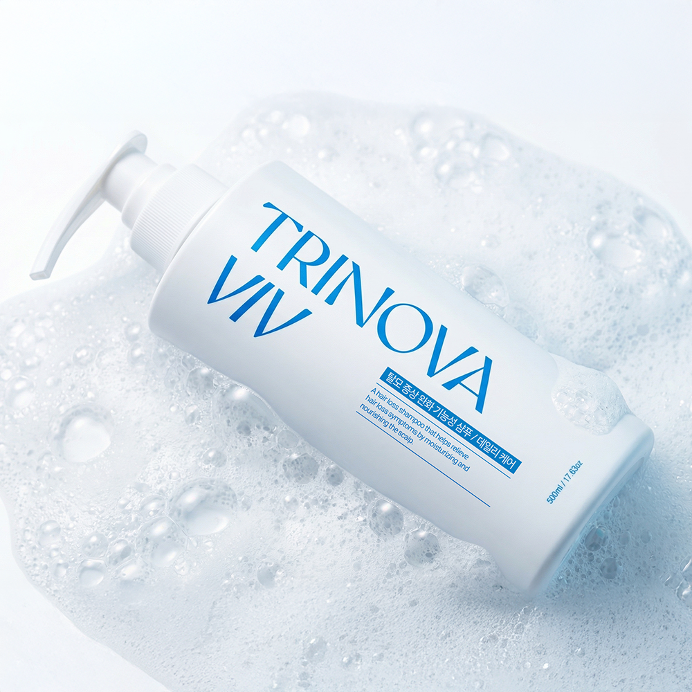 트리노바 비브 탈모 증상 완화 기능성 샴푸 500ml 산뜻하고 개운한 데일리 두피케어 - 상세 이미지 2