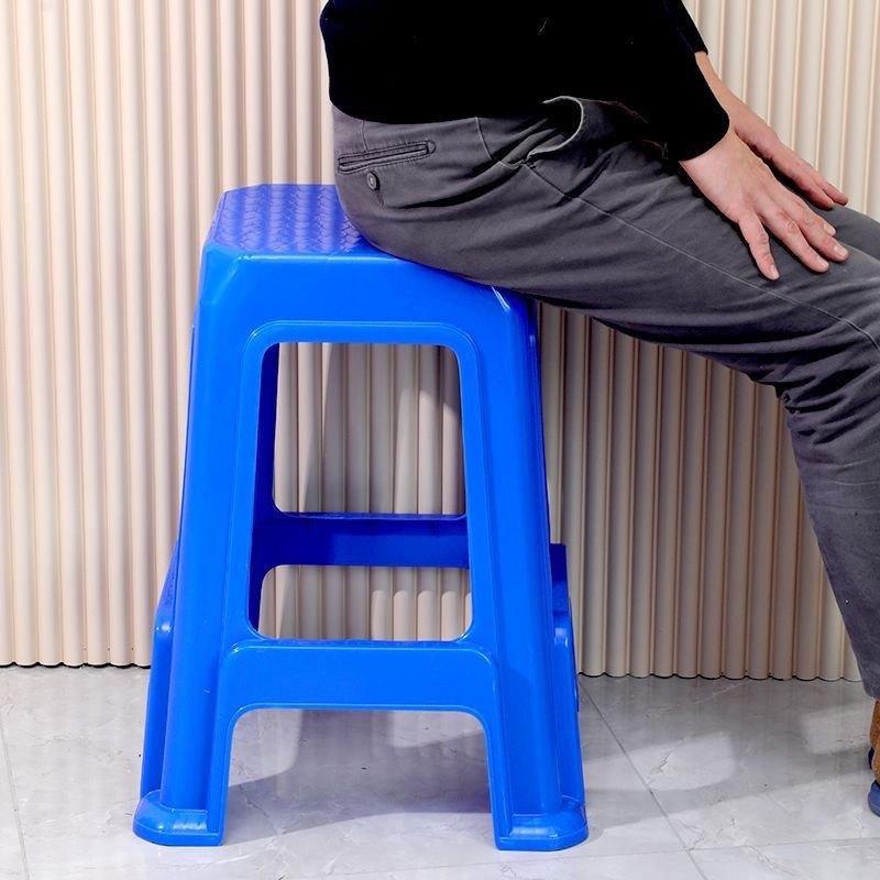 플라스틱 의자 행사 높이가 빨강높이50cm 편의점 브라이트레드 (1개) - 상품 이미지