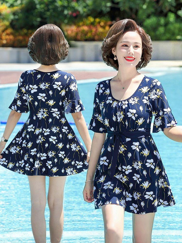 60대래쉬가드 할머니 중년레쉬가드 엄마 아줌마 진파랑 메인 이미지 스타일 L - 상품 이미지