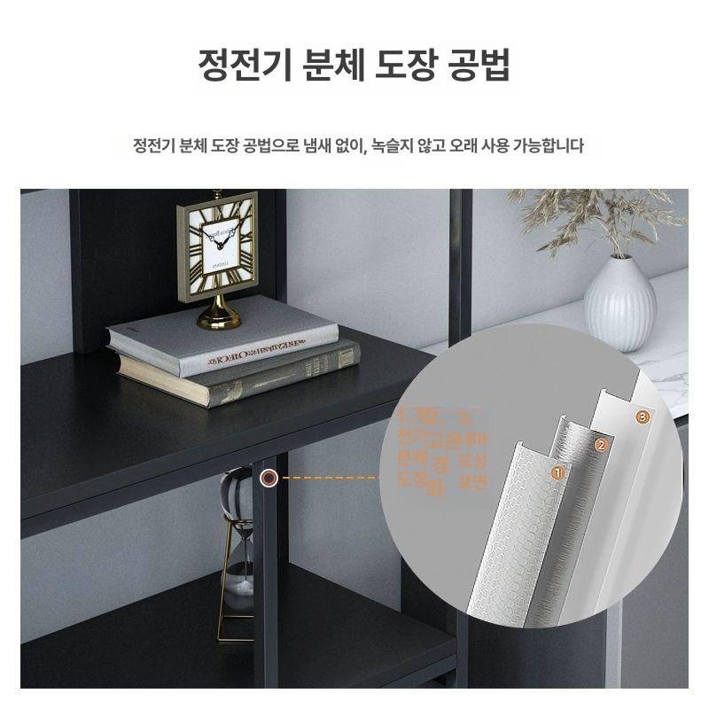 상패 진열대 트로피 철제 전시용 쇼케이스 무광 사무실 디스플레이 인테리어 스탠드 피규어 - 상세 이미지 4