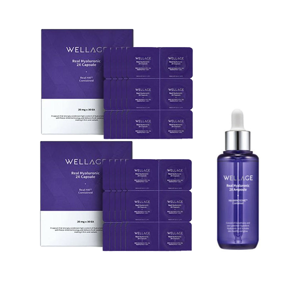 웰라쥬 캡슐 앰플 시즌3 60회분+앰플70ml 리얼 히알루로닉 동결건조 히알루론산 제품 이미지