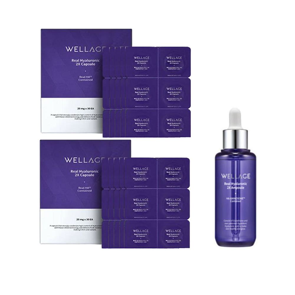 DSmall 웰라쥬 캡슐 앰플 시즌3 60회분+앰플70ml 리얼 히알루로닉 동결건조 히알루론산