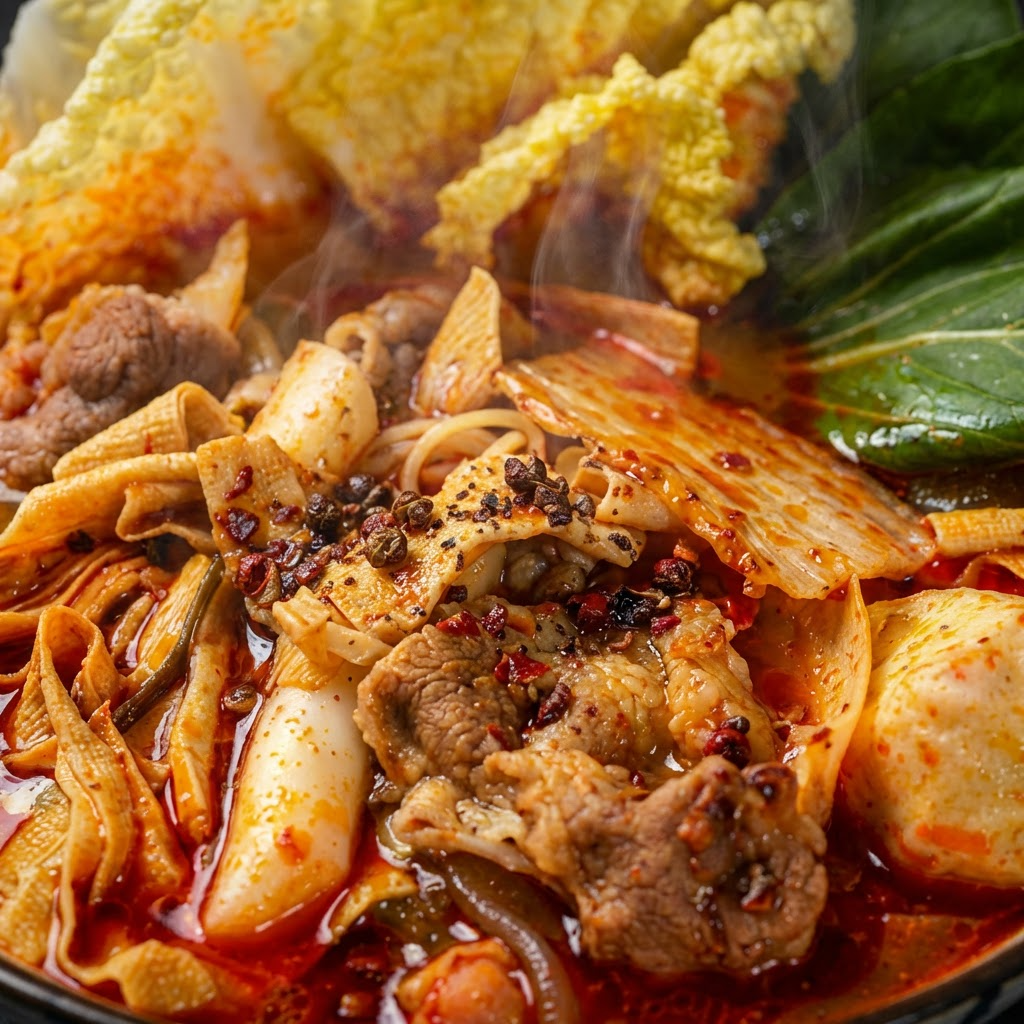 밀키트랜드 1키로 더진한 사천 마라탕 밀키트 홈파티 집들이음식 2인분 1kg - 상세 이미지 3