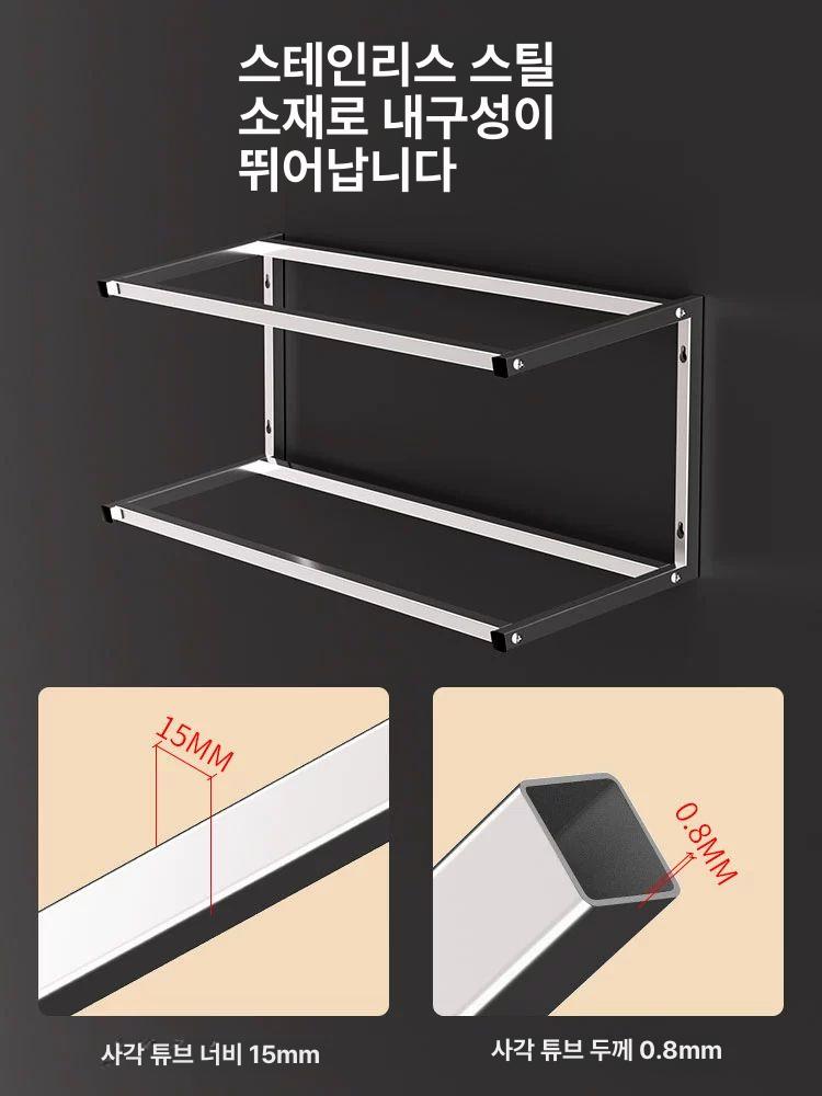 양념 보관통 업소용 수납 트레이 벽걸이 디스펜서 청결 식당 주방 현관 - 상세 이미지 5