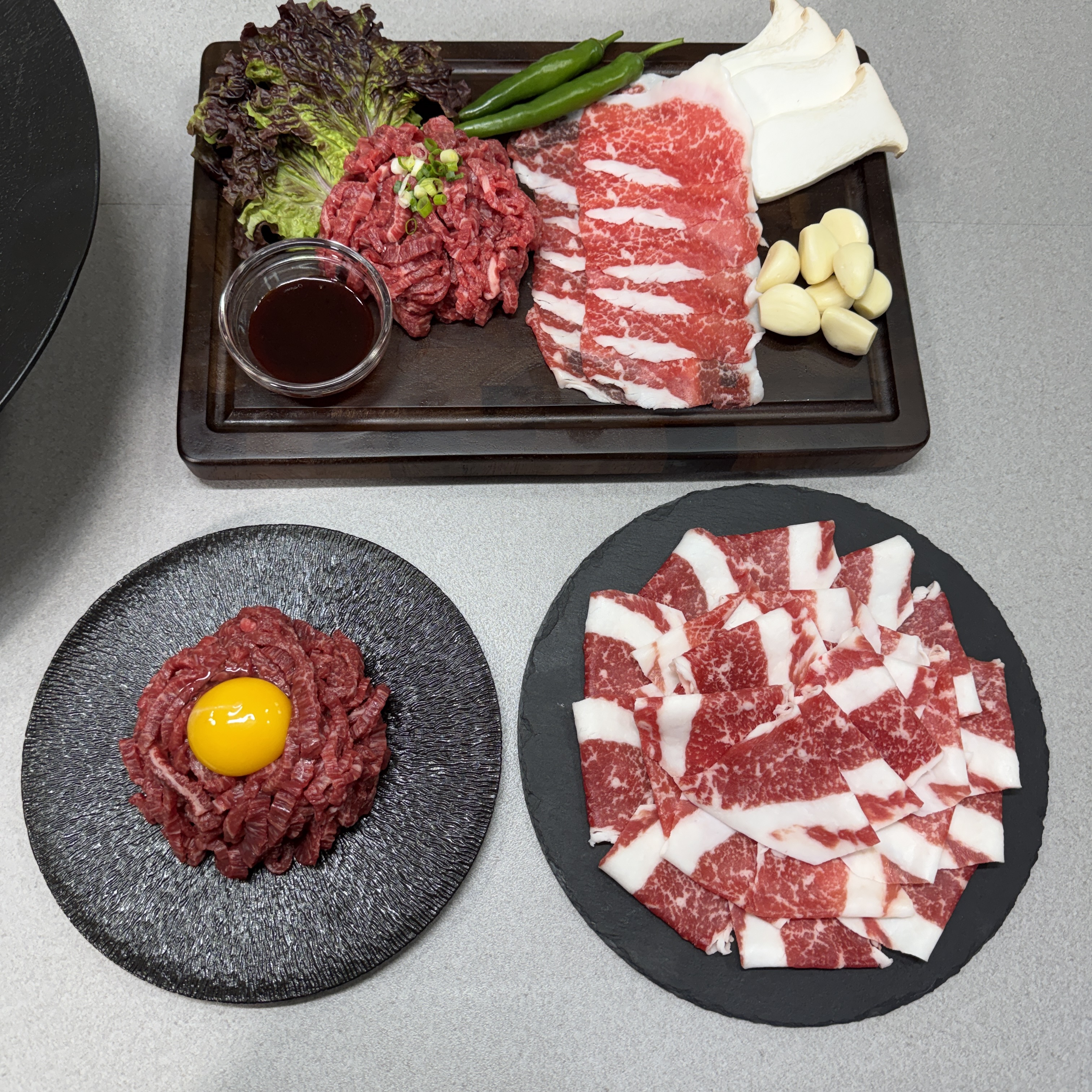 횡성한우 차돌육회쌈 한우육회 술안주 한끼식사 홈파티 초신선 소고기 1+등급, 400g, 1개 - 상세 이미지 2