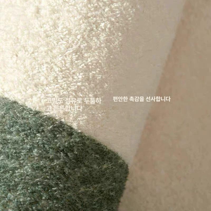 빈티지 카페트 사각 바닥 매트 앤틱 겨울 캐시미어 침실 페르시안 엔틱 북유럽 사계절 원형 - 상세 이미지 4